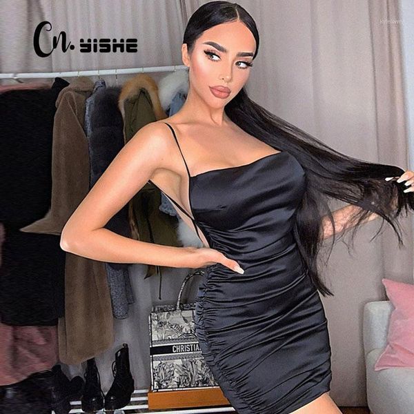 cnyishe elegant lace up women black short dress satin sleeveless backless mini cross outfit dresses bandage female vestidos1, Black;gray
cnyishe elegant lace up women black short dress satin sleeveless backless mini cross outfit dresses bandage female vestidos1, Black;gray