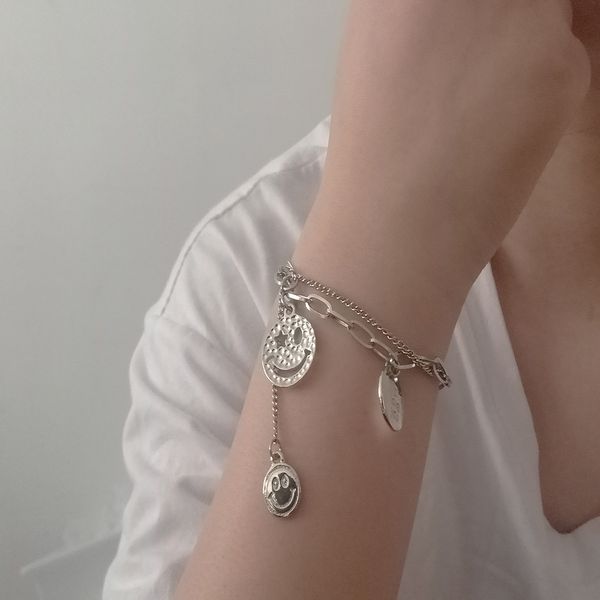 2020 new titanium steel versatile fashion smiling face simple ins braceletbracelet braceletstyle stainless steel double-layer bracelet zqg8n, Golden;silver
2020 new titanium steel versatile fashion smiling face simple ins braceletbracelet braceletstyle stainless steel double-layer bracelet zqg8n, Golden;silver