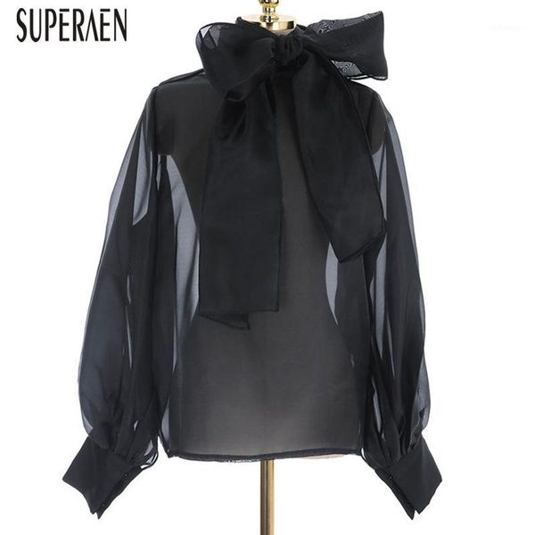 superaen 2020 summer new women shirts europe wild casual ladies blouses and perspective bow stand collar shirts1, White
superaen 2020 summer new women shirts europe wild casual ladies blouses and perspective bow stand collar shirts1, White