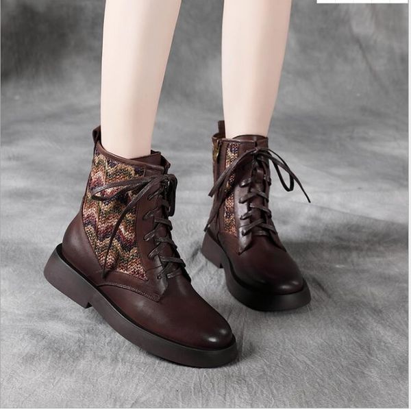 2021 autumn and winter british style thick-soled mid-tube high-round toe thick heel martin leather women, Black
2021 autumn and winter british style thick-soled mid-tube high-round toe thick heel martin leather women, Black