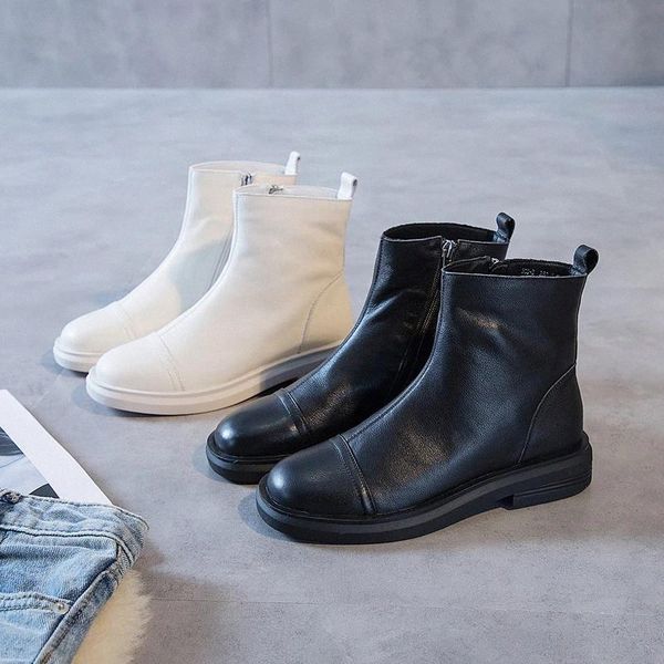 genuine leather women boots winter plus velvet woman shoe fashion female breathable cowhide bootie front zipper light white boot #fd5m, Black
genuine leather women boots winter plus velvet woman shoe fashion female breathable cowhide bootie front zipper light white boot #fd5m, Black