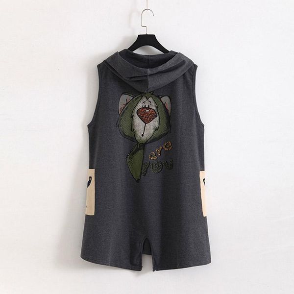 2020 large size women's vest spring new korean cersion loose long section hooded solid color casual outside ladies casual vests, Black;white
2020 large size women's vest spring new korean cersion loose long section hooded solid color casual outside ladies casual vests, Black;white