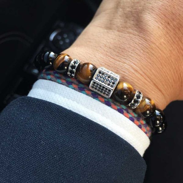 bangles bracelet for women men gold cubic zirconia beads stone retro pulseira masculina jewelry blackfriday viking, Black
bangles bracelet for women men gold cubic zirconia beads stone retro pulseira masculina jewelry blackfriday viking, Black