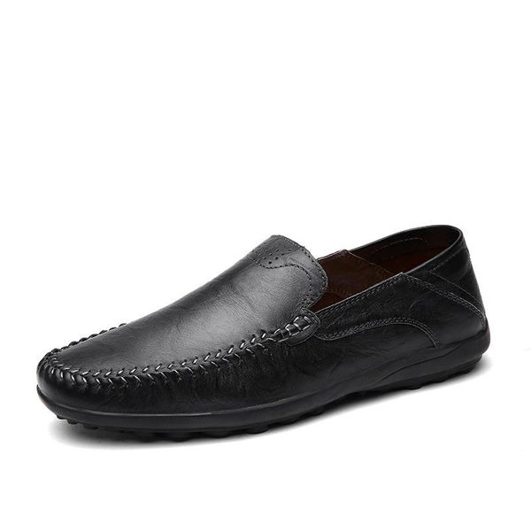 mens genuine leather shoes loafer big size business shoes gentlemen travel walk slip on flats men zy368, Black
mens genuine leather shoes loafer big size business shoes gentlemen travel walk slip on flats men zy368, Black
