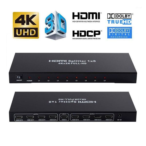 4k 1x8 splitter 1 in 8 out powered 8way splitter audio video distributor with charger support full hd 3d1
4k 1x8 splitter 1 in 8 out powered 8way splitter audio video distributor with charger support full hd 3d1