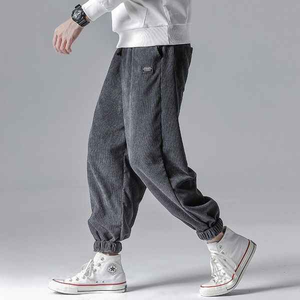 men's pants corduroy harajuku style woman big size trousers 2021 autumn man fashion streetwear casual 5xl, Black
men's pants corduroy harajuku style woman big size trousers 2021 autumn man fashion streetwear casual 5xl, Black