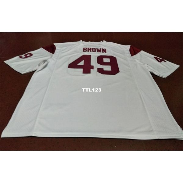 3740 #49 red white michael brown usc trojans alumni college jersey s-4xlor custom any name or number jersey, Black
3740 #49 red white michael brown usc trojans alumni college jersey s-4xlor custom any name or number jersey, Black