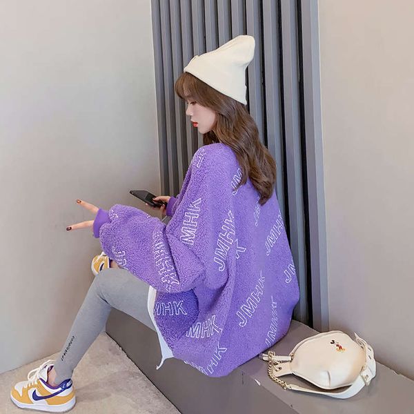 new versatile cashmere sweater women's loose korean lazy in 2020, Black
new versatile cashmere sweater women's loose korean lazy in 2020, Black