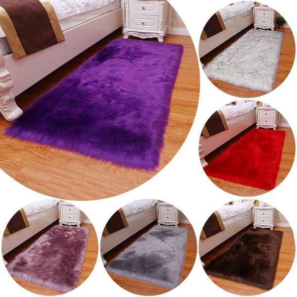 plush carpet rectangle long artificial wool fluffy solid color thick mat bedroom floor anti-slip rugs pad cover home decoration
plush carpet rectangle long artificial wool fluffy solid color thick mat bedroom floor anti-slip rugs pad cover home decoration