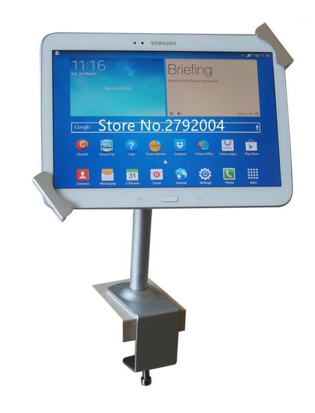 metal pad stand holder, clamp table edge, with locks and keys, anti theft display for commercial use for 7-13" tablet1
metal pad stand holder, clamp table edge, with locks and keys, anti theft display for commercial use for 7-13" tablet1