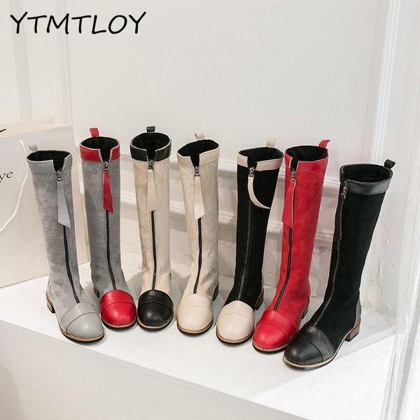 band designer leather women knee high boots round toe boots women long chunky block high heel black beige botas mujer
band designer leather women knee high boots round toe boots women long chunky block high heel black beige botas mujer