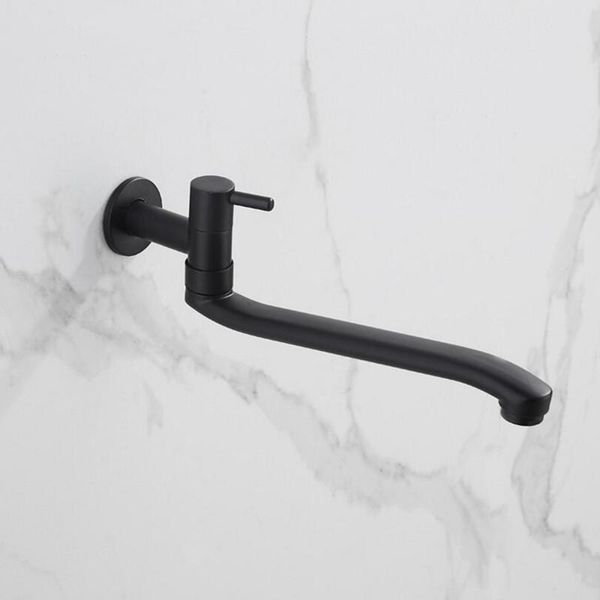 WZLY Bathroom Bibcocks Extra Long Matte Black Copper Laundry Wetroom Kitchen Wall Mounted Sink Faucet Outdoor Cold Water Taps
WZLY Bathroom Bibcocks Extra Long Matte Black Copper Laundry Wetroom Kitchen Wall Mounted Sink Faucet Outdoor Cold Water Taps