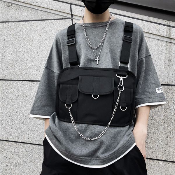 black chest bag for men hip hop harness chest rig bag streewear women tactical shoulder bag chest bags in waist packs fashion 19 c1026
black chest bag for men hip hop harness chest rig bag streewear women tactical shoulder bag chest bags in waist packs fashion 19 c1026