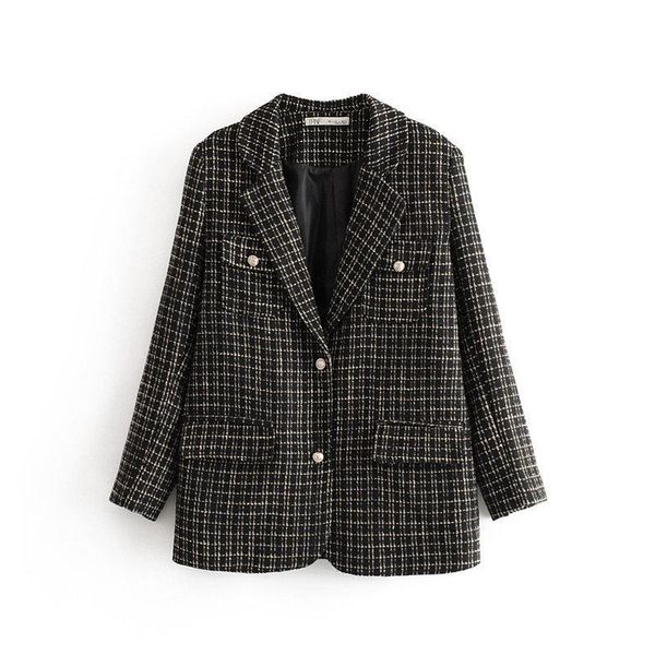 fashion women wf2001-95 euro-american style lady's new coarse twice chequered suit coat, Black;brown
fashion women wf2001-95 euro-american style lady's new coarse twice chequered suit coat, Black;brown
