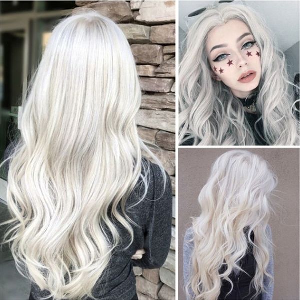 women in europe and the united states have long curls, waves, curls, black and gray dyed wigs
women in europe and the united states have long curls, waves, curls, black and gray dyed wigs