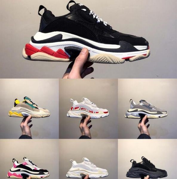 triple s walking shoes men blue triple s sneaker women platform leather casual shoes low lace up sneakers with clear sole, Black
triple s walking shoes men blue triple s sneaker women platform leather casual shoes low lace up sneakers with clear sole, Black