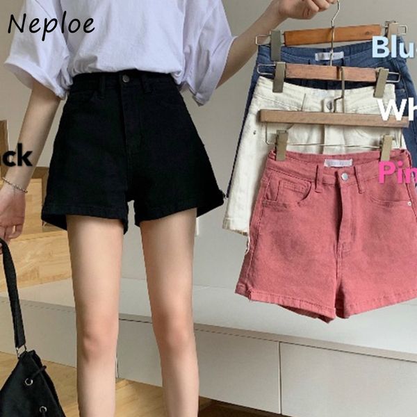 neploe vintage high waist denim shorts women casual zipper fly button wide leg shorts jeans straight shorts feminino 1e130 y200822, White;black
neploe vintage high waist denim shorts women casual zipper fly button wide leg shorts jeans straight shorts feminino 1e130 y200822, White;black