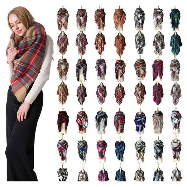 winter triangle scarf tartan cashmere scarf women plaid blanket scarf new designer acrylic basic shawls women's scarves wraps rra2102 r, Red;brown
winter triangle scarf tartan cashmere scarf women plaid blanket scarf new designer acrylic basic shawls women's scarves wraps rra2102 r, Red;brown