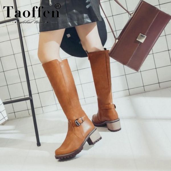 taoffen 2020 women knight boots platform buckle retro casual pu leather long boots fashion shoes woman footwear size 33-431, Black
taoffen 2020 women knight boots platform buckle retro casual pu leather long boots fashion shoes woman footwear size 33-431, Black
