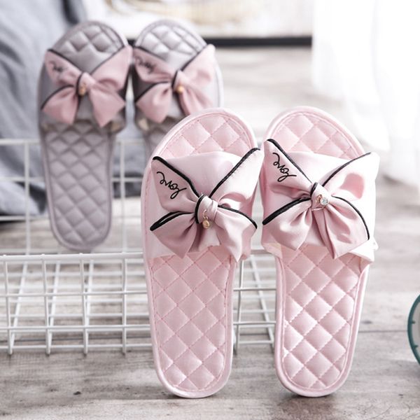 elegant open-toe butterfly-knot women house slippers faux slik bedroom flat ladies fabric shoes indoor women slides non-slip, Black
elegant open-toe butterfly-knot women house slippers faux slik bedroom flat ladies fabric shoes indoor women slides non-slip, Black