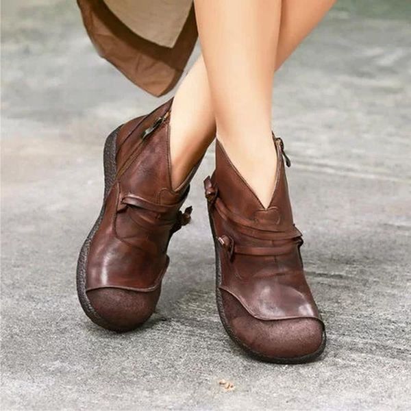 blwbyl women split leather ankle boots women winter cross strappy vintage punk boots flat ladies shoes woman botas mujer, Black
blwbyl women split leather ankle boots women winter cross strappy vintage punk boots flat ladies shoes woman botas mujer, Black