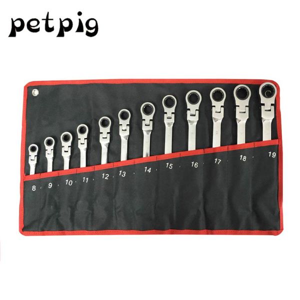 petpig 5/7/12pcs wrenches universal key ratchet spanners fixed head ratcheting combination wrench sets ratchet handle spanner
petpig 5/7/12pcs wrenches universal key ratchet spanners fixed head ratcheting combination wrench sets ratchet handle spanner