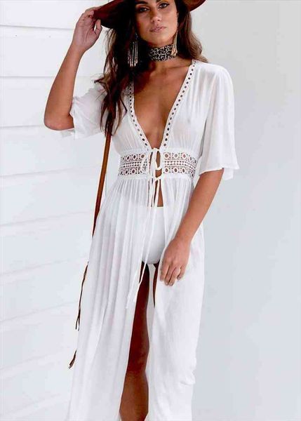 women summer solid white hole split fairy holiday maxi dress beach bikini up long dress summer boho swimwear, Black;gray
women summer solid white hole split fairy holiday maxi dress beach bikini up long dress summer boho swimwear, Black;gray