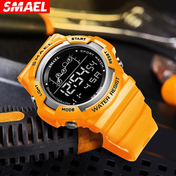 smael smier sports student watch fashion multi-function electronic watch led luminous digital display boys and girls watch, Slivery;brown
smael smier sports student watch fashion multi-function electronic watch led luminous digital display boys and girls watch, Slivery;brown