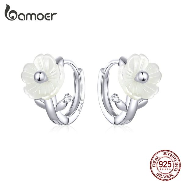 bamoer silver 925 jewelry white shell flower tiny hoop earrings for women elegant female jewelry accessories gifts bse321 q1111, Golden
bamoer silver 925 jewelry white shell flower tiny hoop earrings for women elegant female jewelry accessories gifts bse321 q1111, Golden