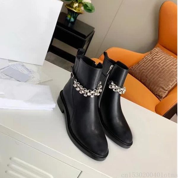 mental chian women ankle boots genuine leather crystal women chesale boots winter motorcycle combat short 40, Black
mental chian women ankle boots genuine leather crystal women chesale boots winter motorcycle combat short 40, Black