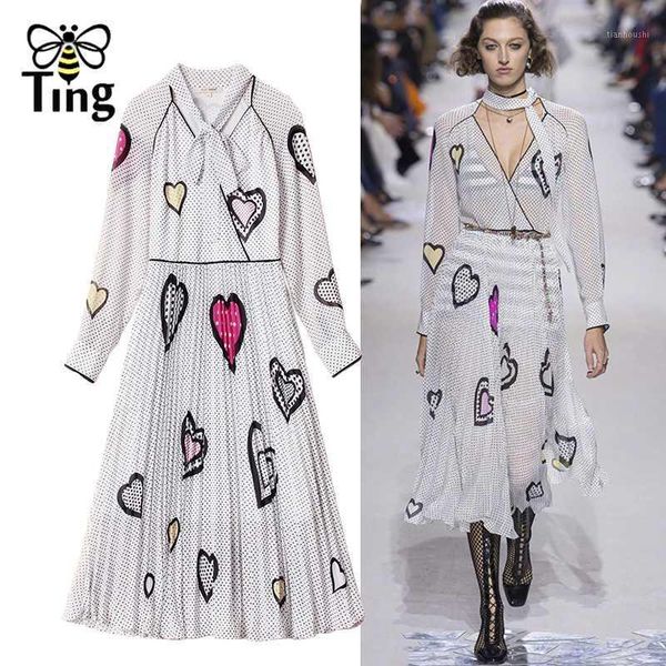 tingfly vintage runway long dress heart love dot print summer retro elegant casual dress party dinner dresses elbise designer1, Black;gray
tingfly vintage runway long dress heart love dot print summer retro elegant casual dress party dinner dresses elbise designer1, Black;gray