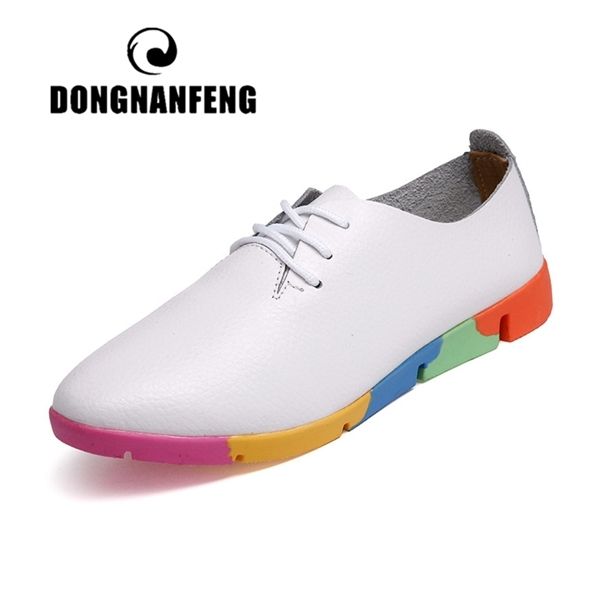 dongnanfeng women mother female ladies shoes flats loafer cow genuine leather soft pigskin casual lace up footwear 35-44 aze-910 c1103, Black;white
dongnanfeng women mother female ladies shoes flats loafer cow genuine leather soft pigskin casual lace up footwear 35-44 aze-910 c1103, Black;white