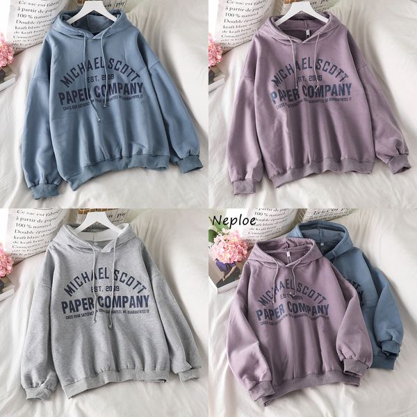 neploe chic letter hooded sweatshirt japan style fashion casual women hoodies 2021 autumn winter new thicked warm hoody 1h129 q0105, Black
neploe chic letter hooded sweatshirt japan style fashion casual women hoodies 2021 autumn winter new thicked warm hoody 1h129 q0105, Black