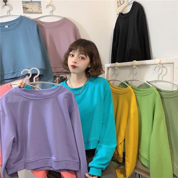 women hoodies sweatshirt short crop pullovers autumn streetwear long sleeve colorful solid casual sweatshirts hoodies1, Black
women hoodies sweatshirt short crop pullovers autumn streetwear long sleeve colorful solid casual sweatshirts hoodies1, Black
