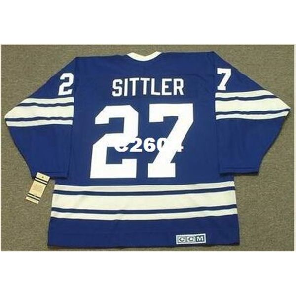 mens #27 darryl sittler toronto maple leafs 1970 ccm vintage retro hockey jersey or custom any name or number retro jersey, Black
mens #27 darryl sittler toronto maple leafs 1970 ccm vintage retro hockey jersey or custom any name or number retro jersey, Black