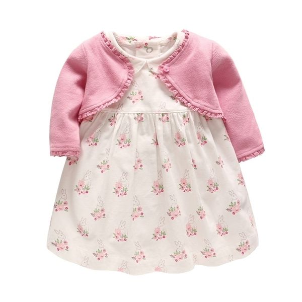 vlinder new fashion baby girls botton spring autumn long sleeves newborn outerwear cute floral print dress infant set lj201221, White
vlinder new fashion baby girls botton spring autumn long sleeves newborn outerwear cute floral print dress infant set lj201221, White