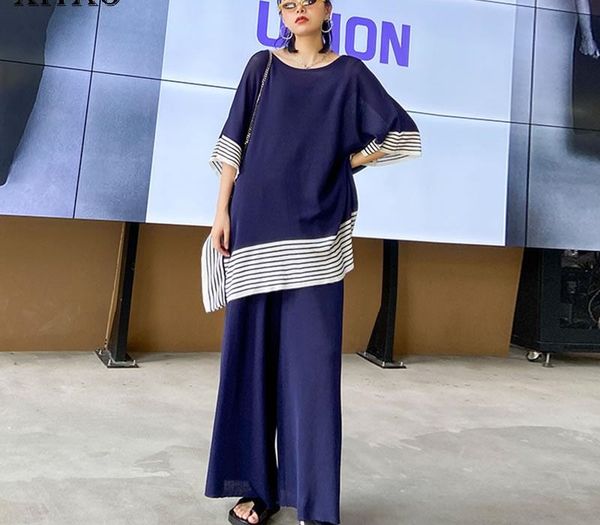 xitao plus size patchwork striped fashion casual 2 pieces set women clothes 2020 summer new elastic waist pants zp1229, Gray
xitao plus size patchwork striped fashion casual 2 pieces set women clothes 2020 summer new elastic waist pants zp1229, Gray