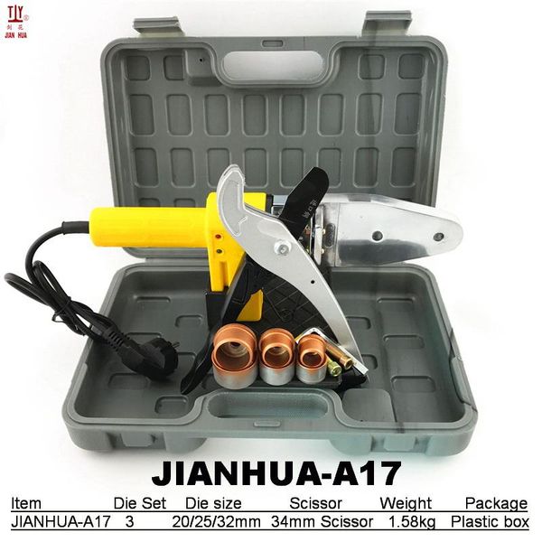 plumbing tool sets 220v plastic pipes welding maching ppr tube welder dn20-32mm to use
plumbing tool sets 220v plastic pipes welding maching ppr tube welder dn20-32mm to use