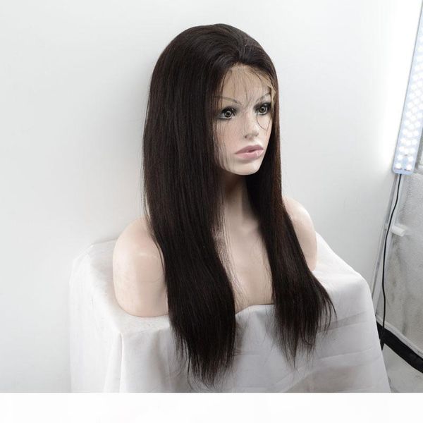 360 lace wig unprocessed virgin hair 360 frontal full lace human hair natural color silky straight pre plucked hairline, Black;brown
360 lace wig unprocessed virgin hair 360 frontal full lace human hair natural color silky straight pre plucked hairline, Black;brown