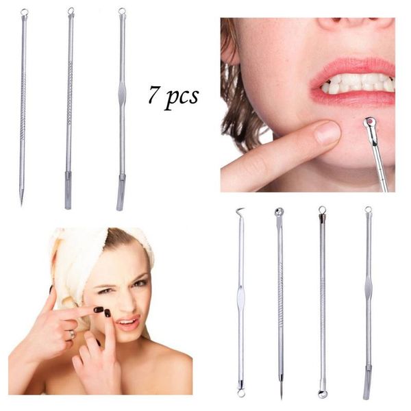 eyebrow tools & stencils 2021 7 pcs pimple blemishs comedone acne extractor remover tool set facial removal face skin care kit
eyebrow tools & stencils 2021 7 pcs pimple blemishs comedone acne extractor remover tool set facial removal face skin care kit