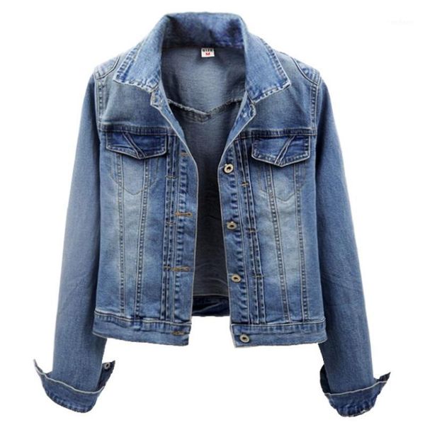 2020 new spring autumn women jean jackets short casual denim jacket women coat long sleeve plus size 5xl1, Black;brown
2020 new spring autumn women jean jackets short casual denim jacket women coat long sleeve plus size 5xl1, Black;brown
