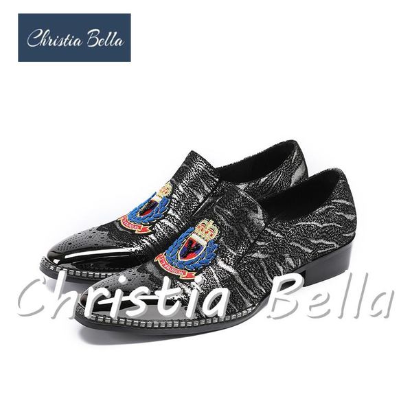 christia bella printing leather mens dress shoes colorful men wedding shoes new metal toe oxford for men zapatos hombre, Black
christia bella printing leather mens dress shoes colorful men wedding shoes new metal toe oxford for men zapatos hombre, Black