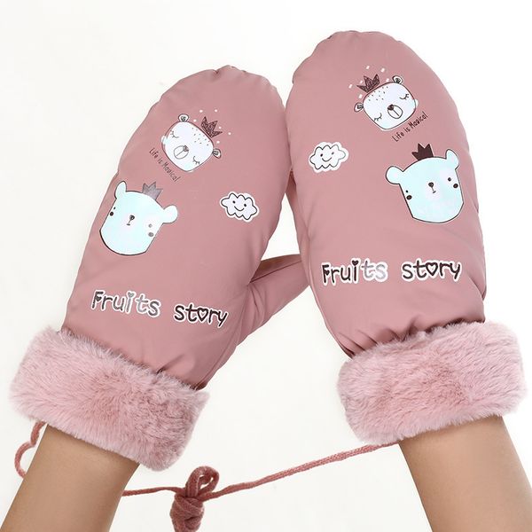 winter women' cute korean cartoon student warm and plush thicken cold-proof riding driving gloves, Blue;gray
winter women' cute korean cartoon student warm and plush thicken cold-proof riding driving gloves, Blue;gray