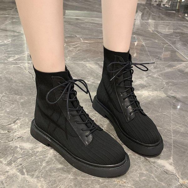 shoes lady boots boots-women lace up luxury designer booties woman 2020 low heel round toe ladies mid calf autumn rubber, Black
shoes lady boots boots-women lace up luxury designer booties woman 2020 low heel round toe ladies mid calf autumn rubber, Black