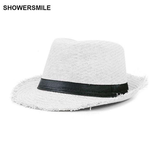 showersmile brand khaki straw men panama summer style sun hat beach holiday classic male and caps mens trilby hats y200714, Blue;gray
showersmile brand khaki straw men panama summer style sun hat beach holiday classic male and caps mens trilby hats y200714, Blue;gray