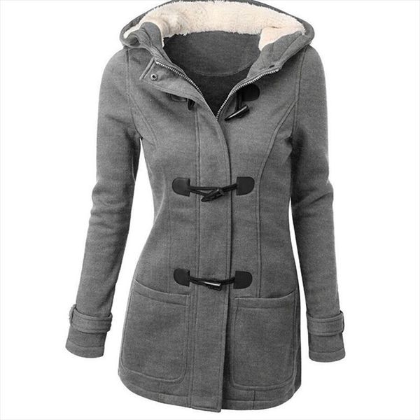 hoodies women jacket plus size warm duffle coat buckle front winter parka coat outerwear hooded female coat, Black
hoodies women jacket plus size warm duffle coat buckle front winter parka coat outerwear hooded female coat, Black