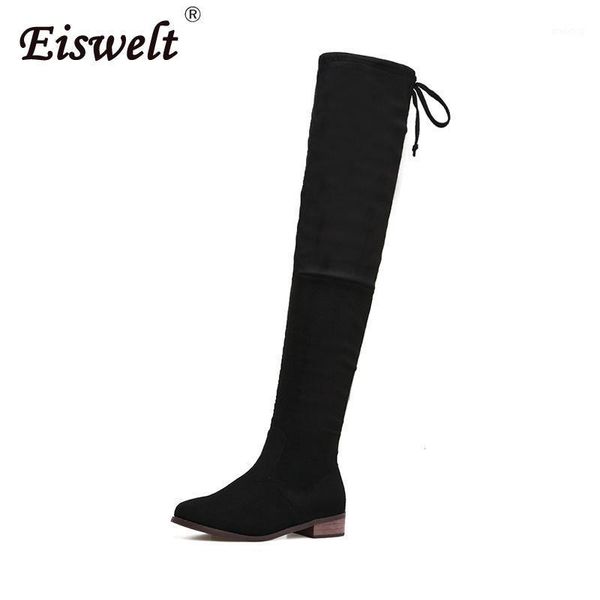 boots eiswelt fashion women autumn winter female ladies over knee solid shoes sewing flock long elastic boots1, Black
boots eiswelt fashion women autumn winter female ladies over knee solid shoes sewing flock long elastic boots1, Black