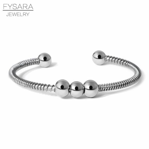 fysara titanium стальной кабельный проводной цепь манжеты браслеты мужчины винтажные серебряные золотые бусины браслеты браслеты для женщин, Black
fysara titanium стальной кабельный проводной цепь манжеты браслеты мужчины винтажные серебряные золотые бусины браслеты браслеты для женщин, Black