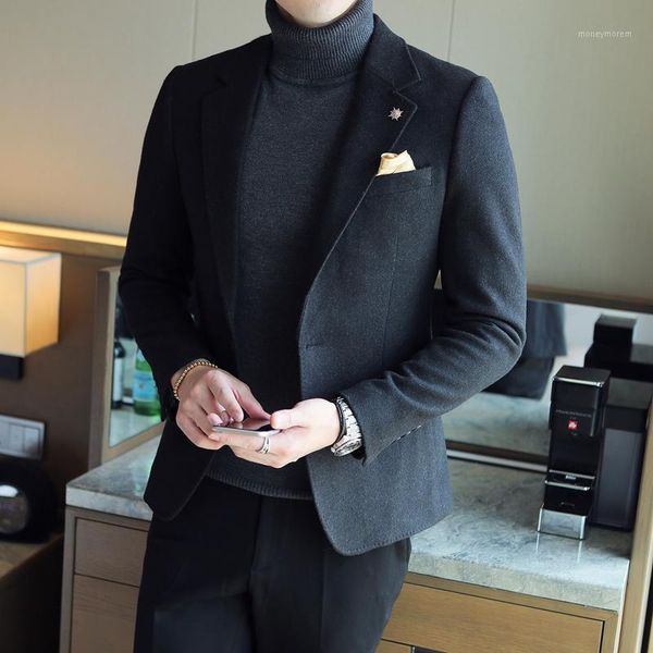 2020 autumn and winter korean autumn and winter new british wind tip collar high-end woolen casual suit suit men's jacket1, White;black
2020 autumn and winter korean autumn and winter new british wind tip collar high-end woolen casual suit suit men's jacket1, White;black