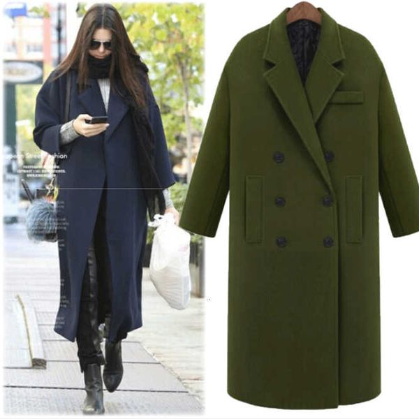 american woolen coat women's medium long wool coat winter 2021 new woman outerwear fashion casacos femininos, Black
american woolen coat women's medium long wool coat winter 2021 new woman outerwear fashion casacos femininos, Black